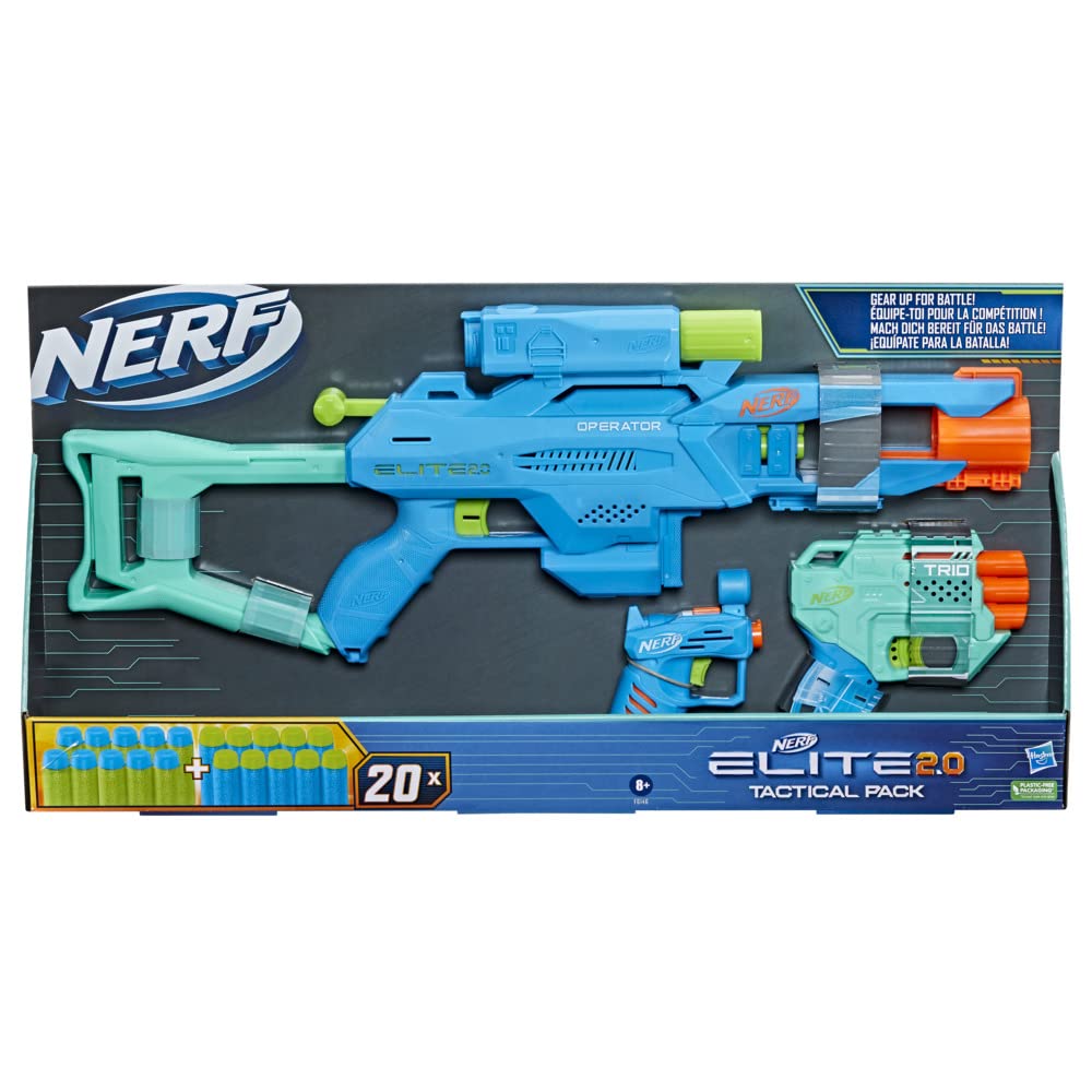Amazon.co.jp: Nerf Elite 2.0 タクティカル 3ブラスターパック