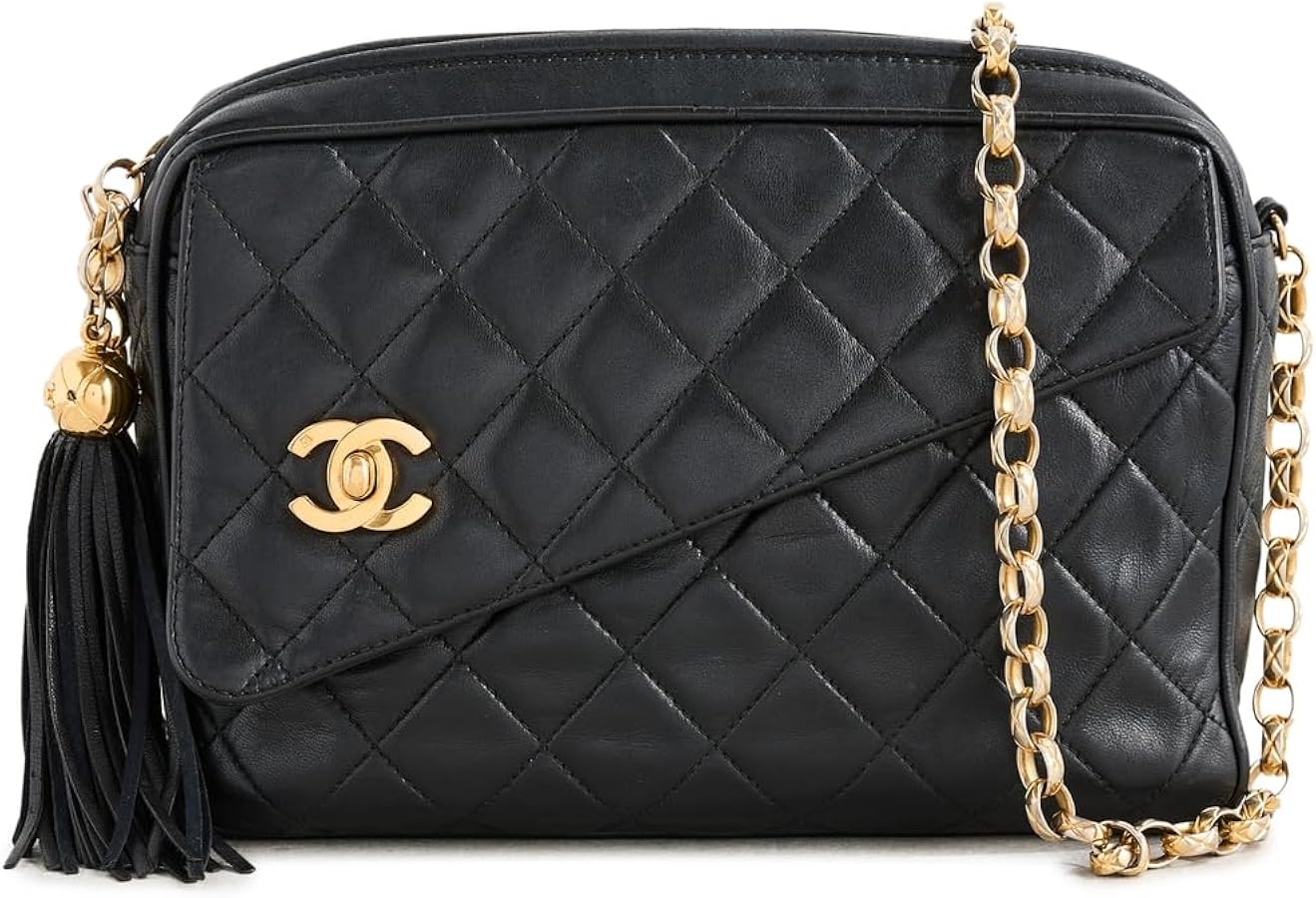 Amazon.com: Chanel Women's Pre-Loved Bijoux Quilted Lambskin
