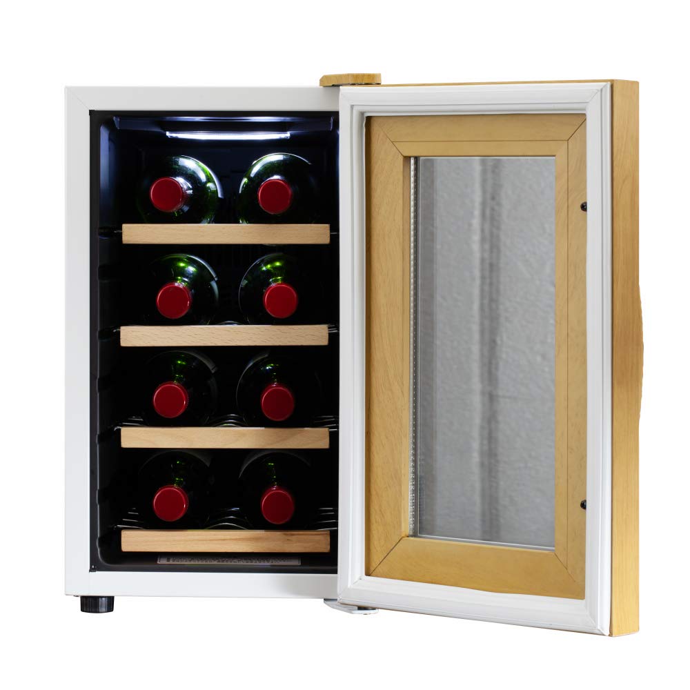 Amazon｜CE-8W-W(ホワイト) 8本用ワインセラー ペルチェ式｜ポアラー