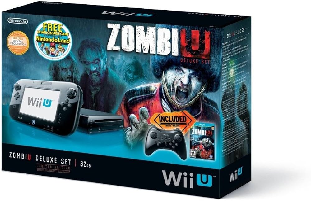 Amazon.com: ZombiU Deluxe Set Wii U Console : Video Games