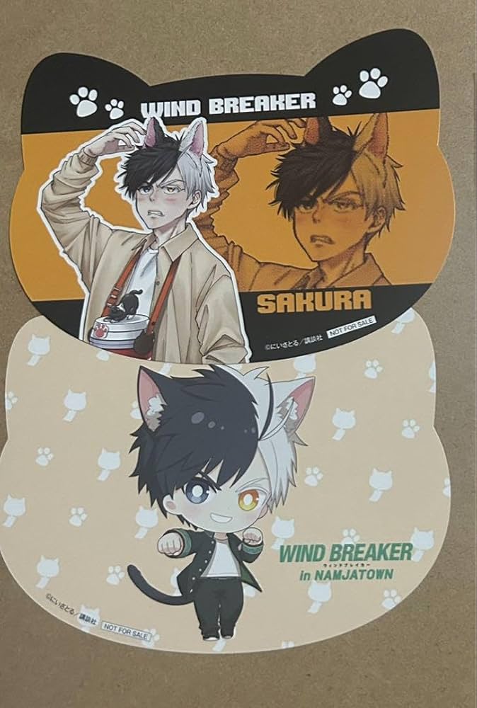 Amazon.co.jp: wind breaker 桜遥 ネコ型カード ナンジャタウン コラボ