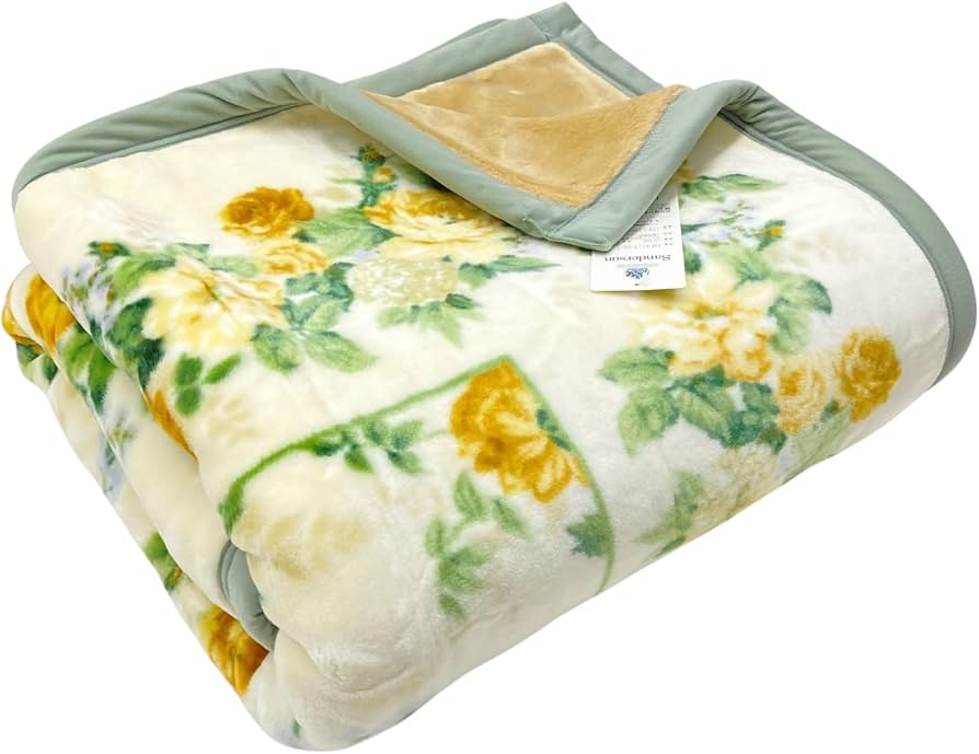 Amazon｜サンダーソン 西川 日本製 シングル アクリル2枚合わせ毛布