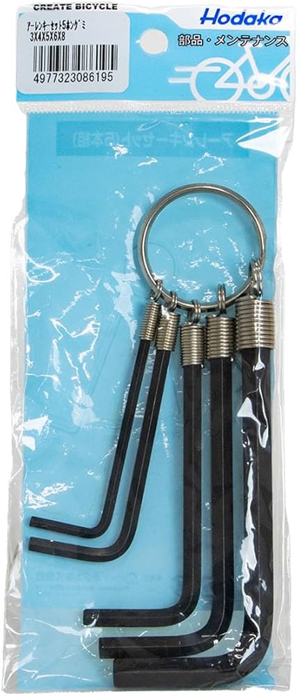 Amazon | アーレンキーセット5本組み3X4X5X6X8 | ホダカ