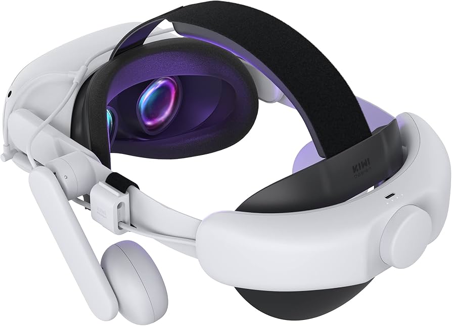 Amazon.com: KIWI design Comfort Battery Audio Head Strap 6400mAh