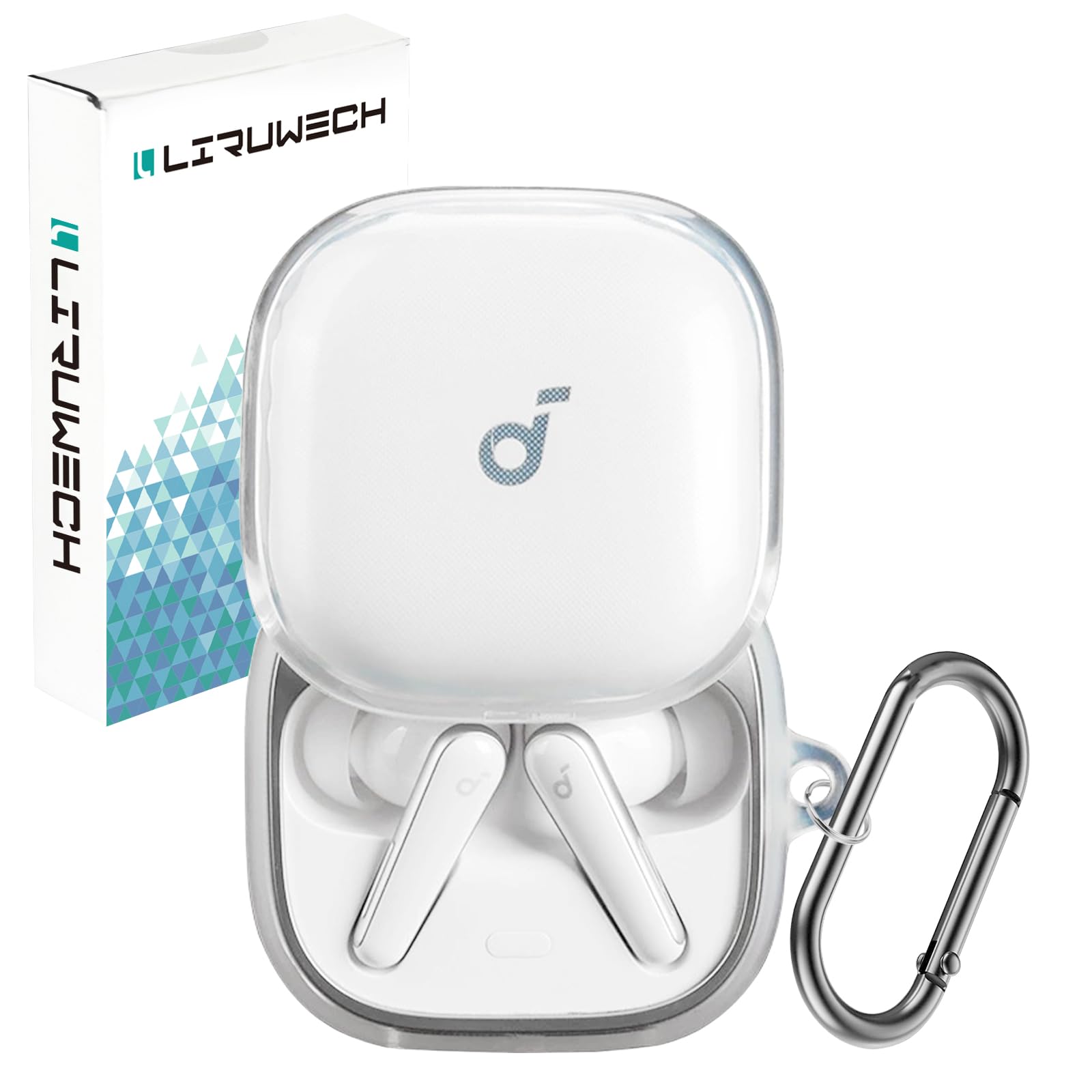 Amazon | LIRUWECH for Soundcore Liberty 5ケース クリア TPU素材