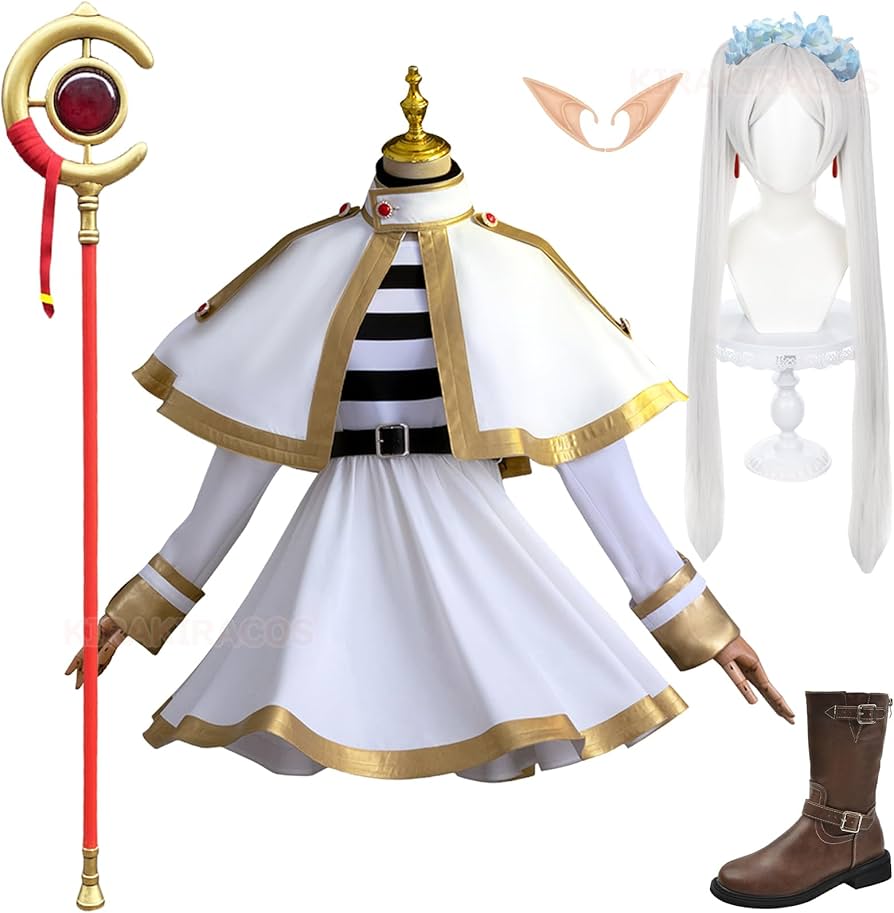 Amazon.co.jp: 葬送のフリーレン フリーレン コスプレ衣装 フルセット