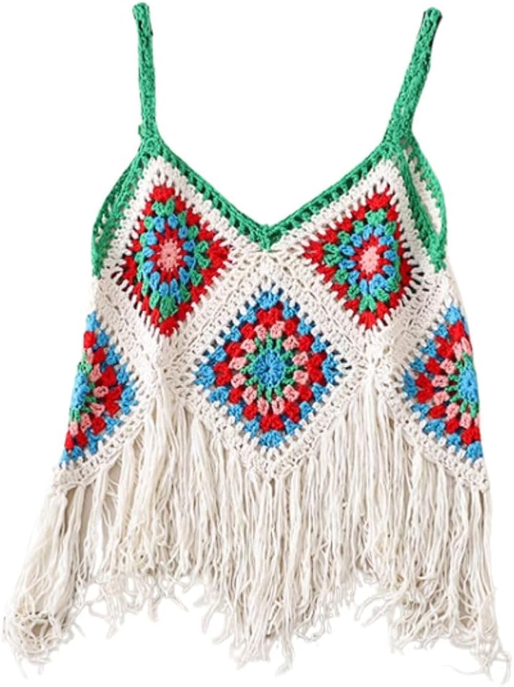 Amazon | [Belle Cie] クロシェ ビスチェ キャミソール ニット かぎ