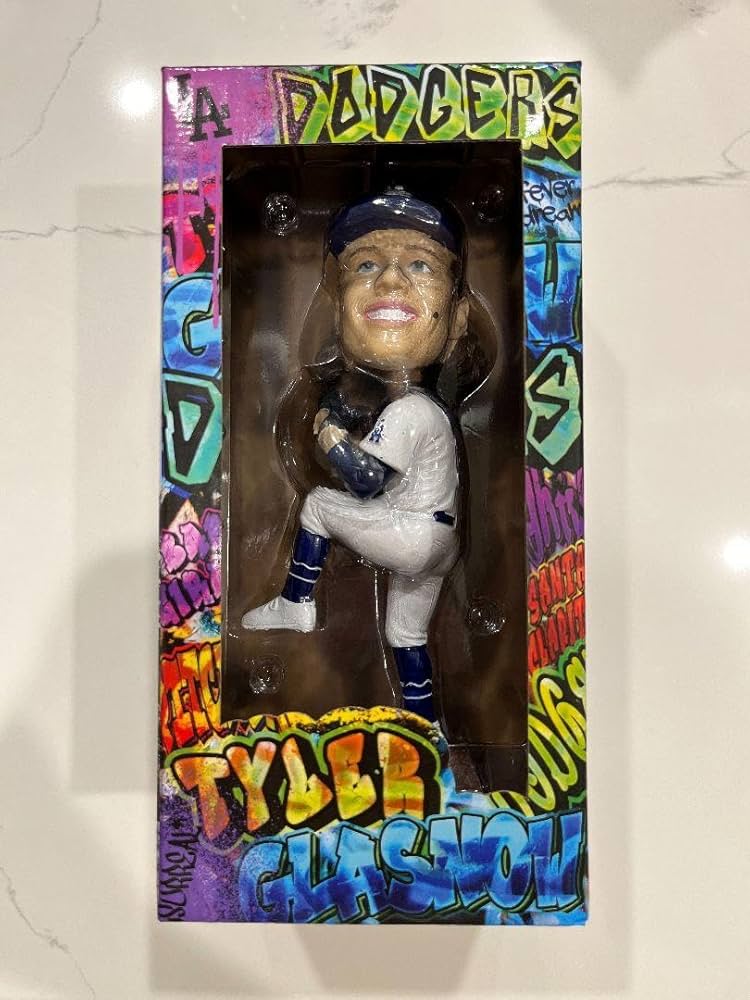 タイラーグラスノー ボブルヘッド ロサンゼルスドジャース2024.6.1