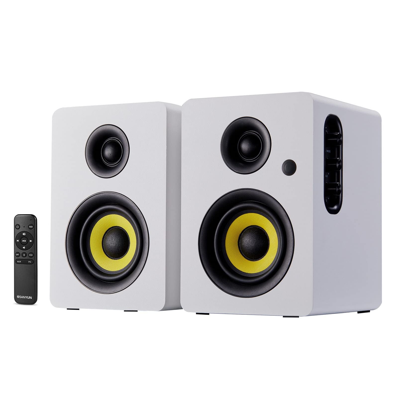 Amazon.com: Sanyun SW206 4” HiFi Bookshelf Speakers with Studio