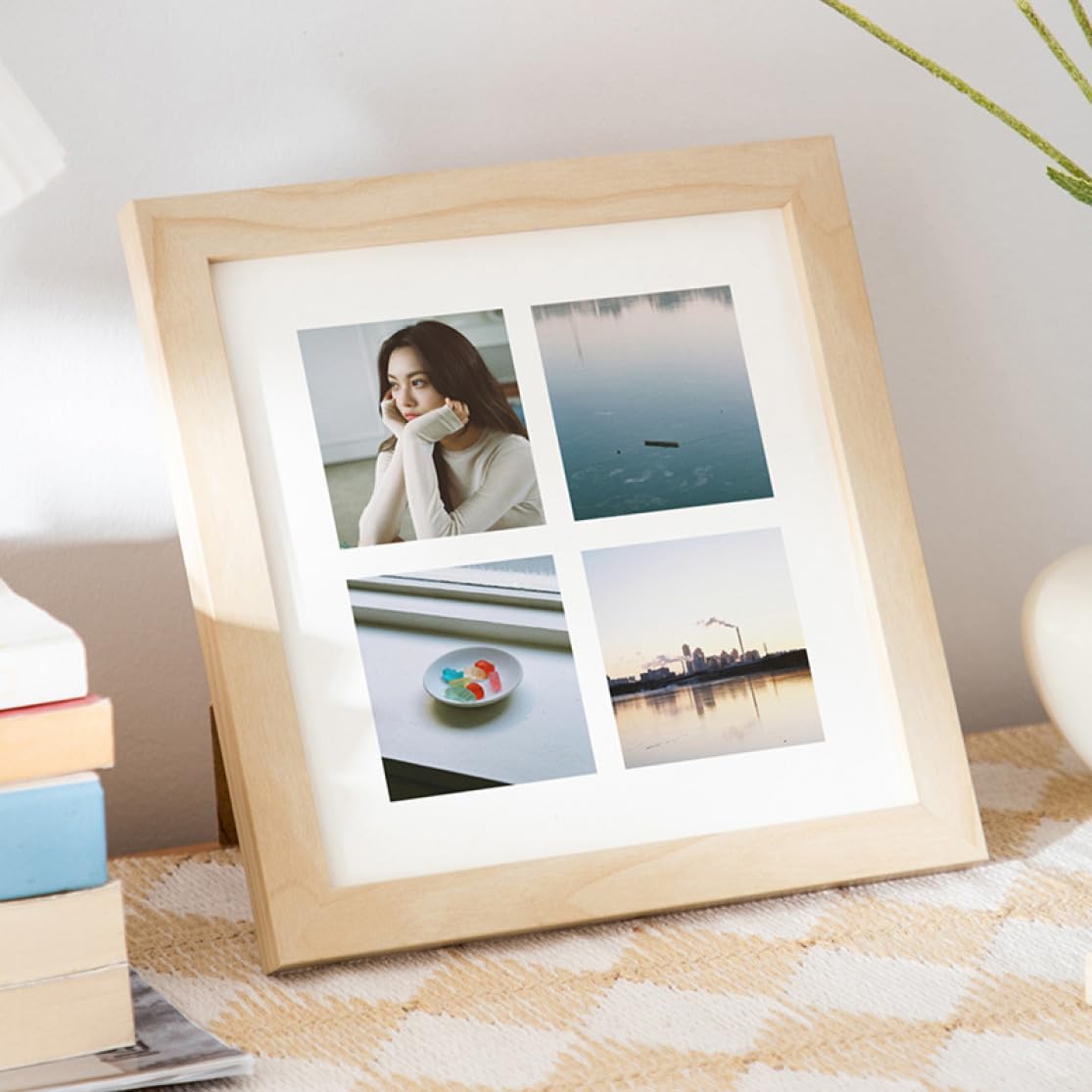 Amazon.co.jp: [XYJP] 正方形がかわいいフォトフレーム ましかく写真