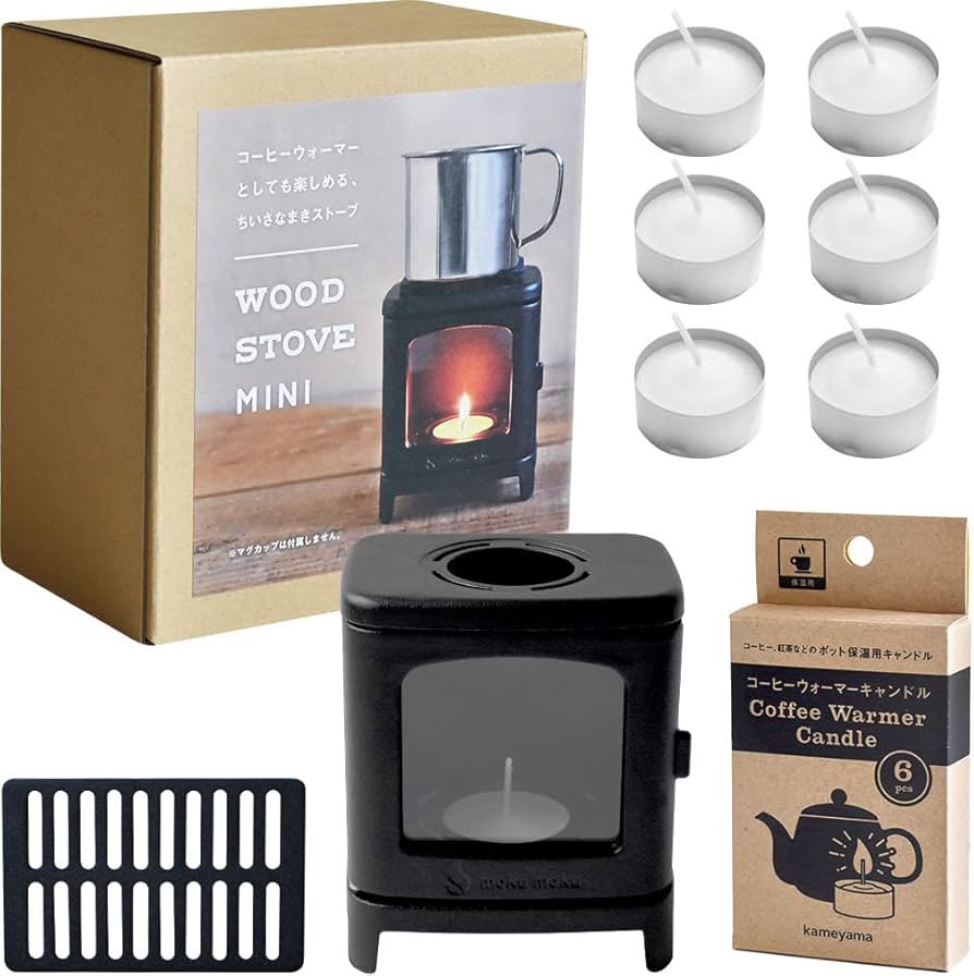 Amazon.co.jp: ちいさなまきストーブセット キャンドル7個 ロストル