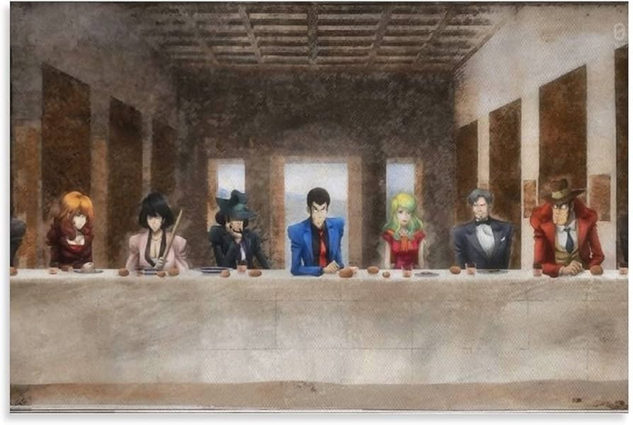 Amazon.co.jp: ルパン三世アートフレーム モダン 現代 壁の絵 壁掛け