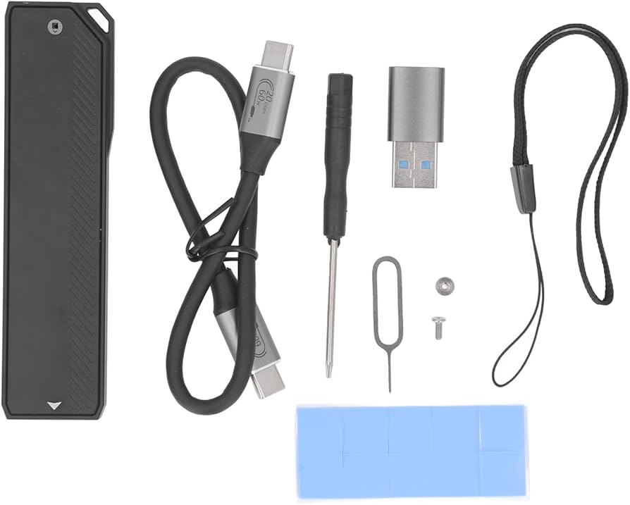 Amazon.co.jp: NVME SSDエンクロージャー 20Gbps 4TB M.2 から Type C