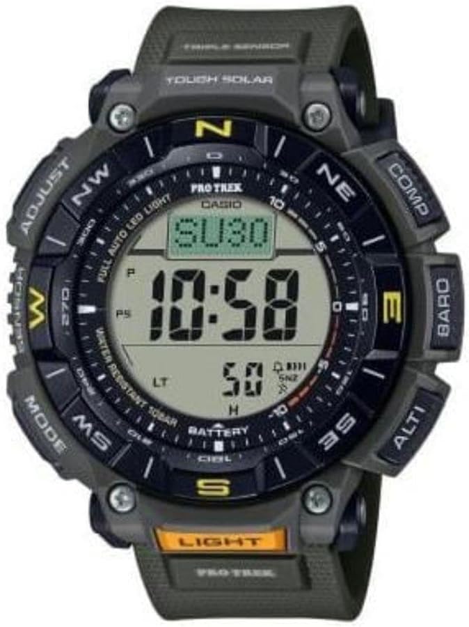 Amazon.com: Casio PRG340 Series | Pro Trek | Green | 100 Meter