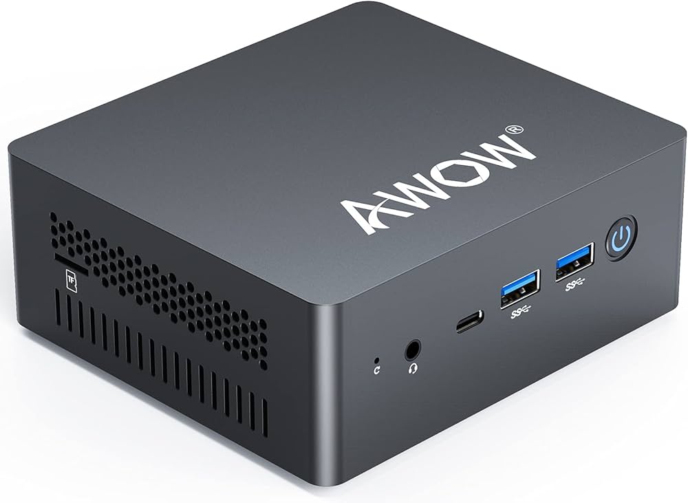 AWOW Mini PC Mini Desktop Computer Windows 10 Pro Intel Celeron