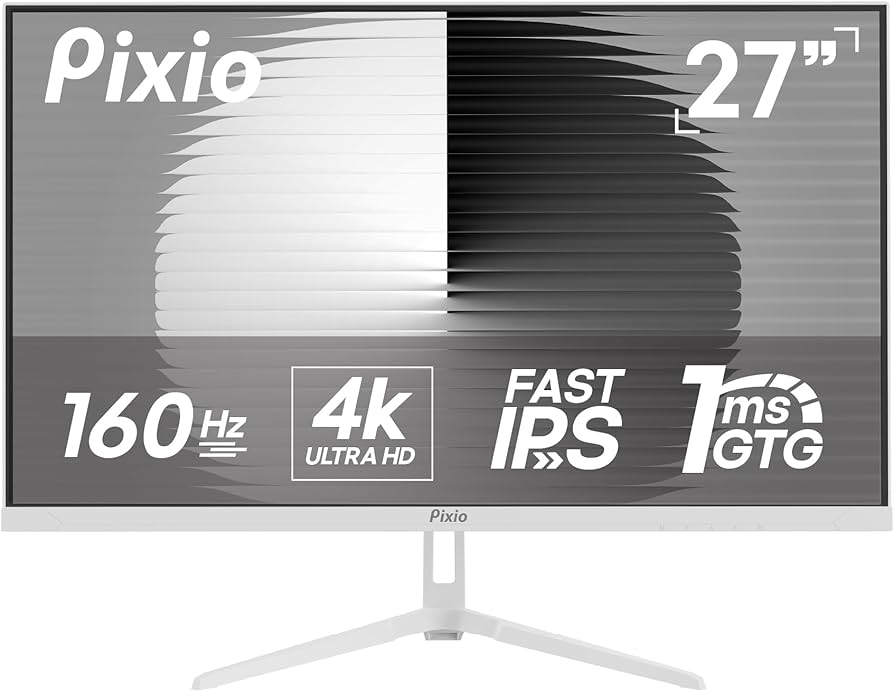 Amazon.com: Pixio PX27U Wave White 27 inch 160Hz Refresh Rate 4K