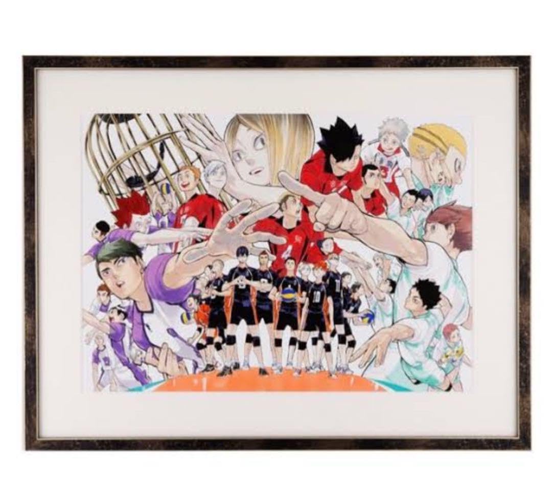 Amazon.co.jp: ハイキュー 複製原画 烏野高校vs. ライバルたち