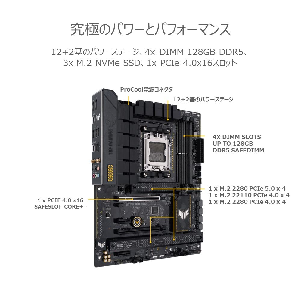 Amazon | ASUS TUF GAMING B650-PLUS WIFI AMD Ryzen 7000 シリーズ