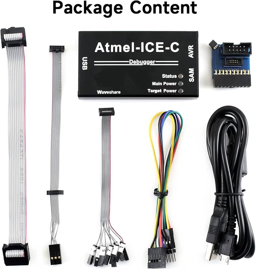Amazon.com: Waveshare Atmel-ICE-C Debugger Programmer Powerful
