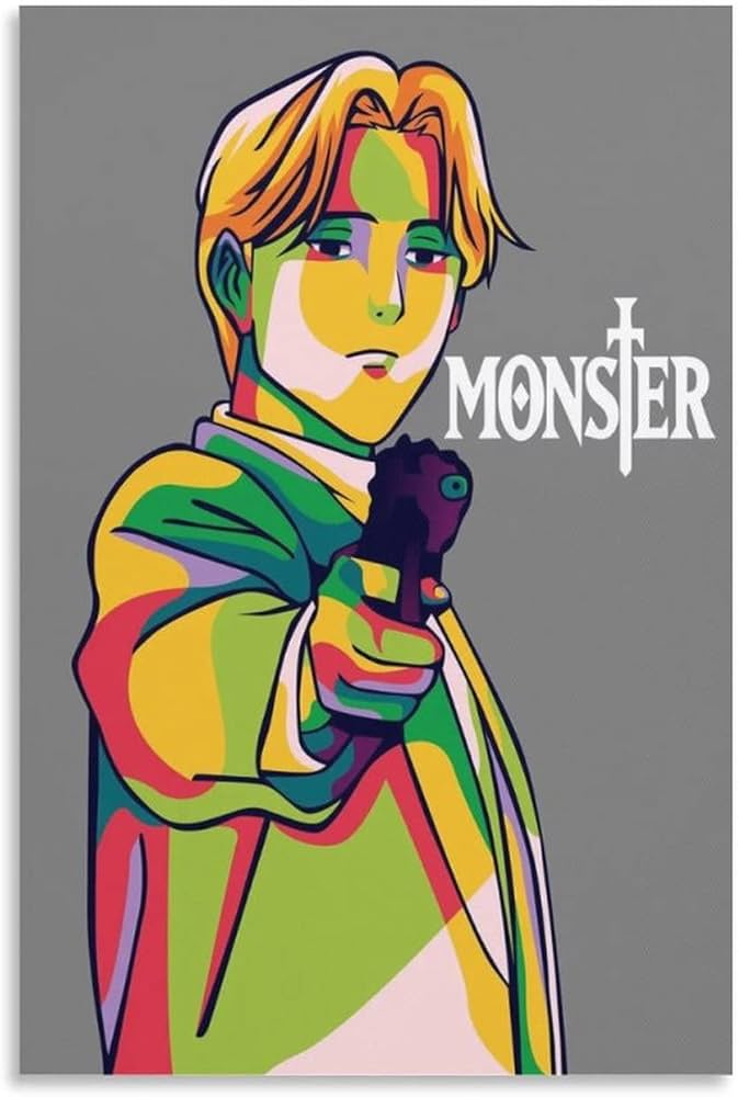 Amazon｜ヨハン・リーベルト モンスター ポスター 1 キャンバス アート