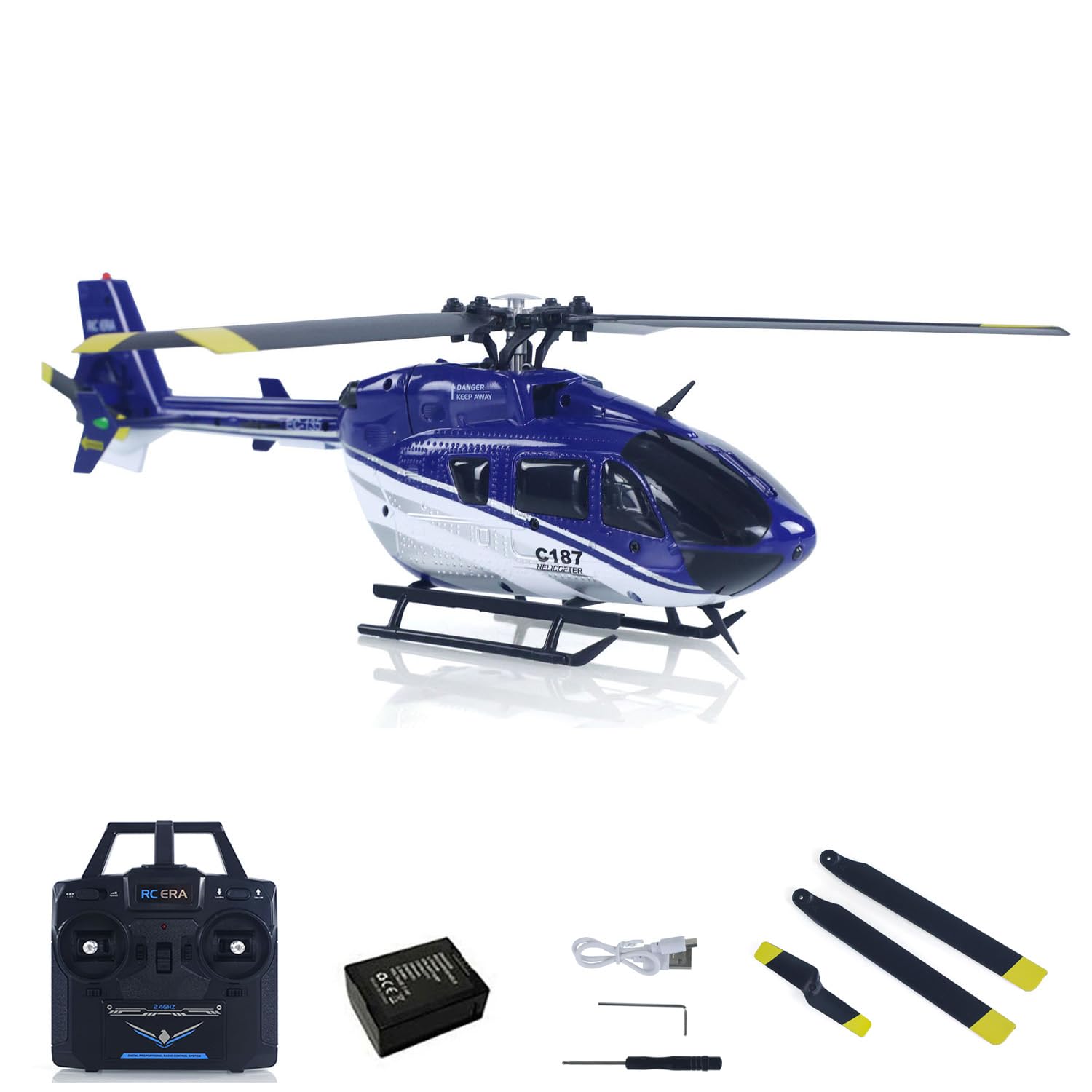 Amazon | wheelfun Rc Eraリモコンヘリコプター C187 ジャイロスコープ