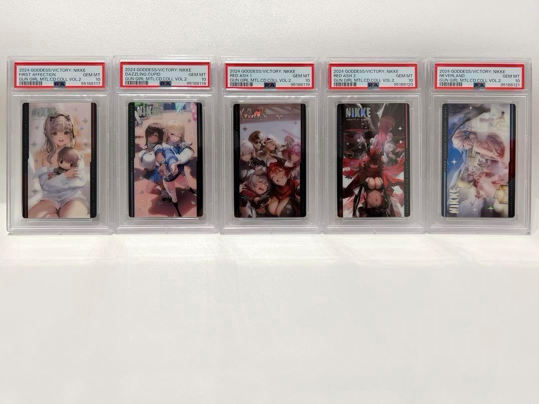 NIKKEガンガールメタルコレクション2 PSA10 5連番勝利の女神:NIKKE