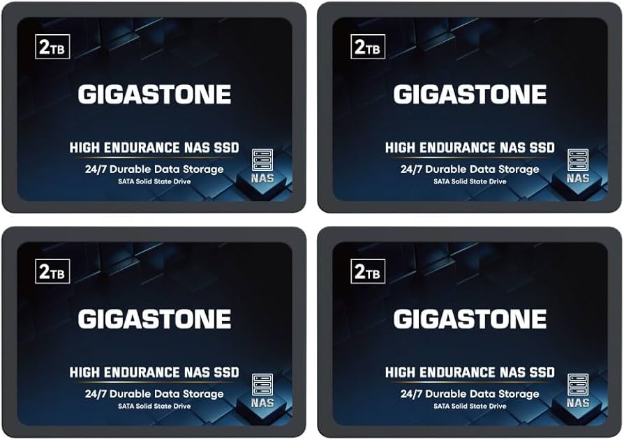 Amazon.com: Gigastone 【NAS Only】 2TB NAS SSD Drive (4-Pack) 24/7