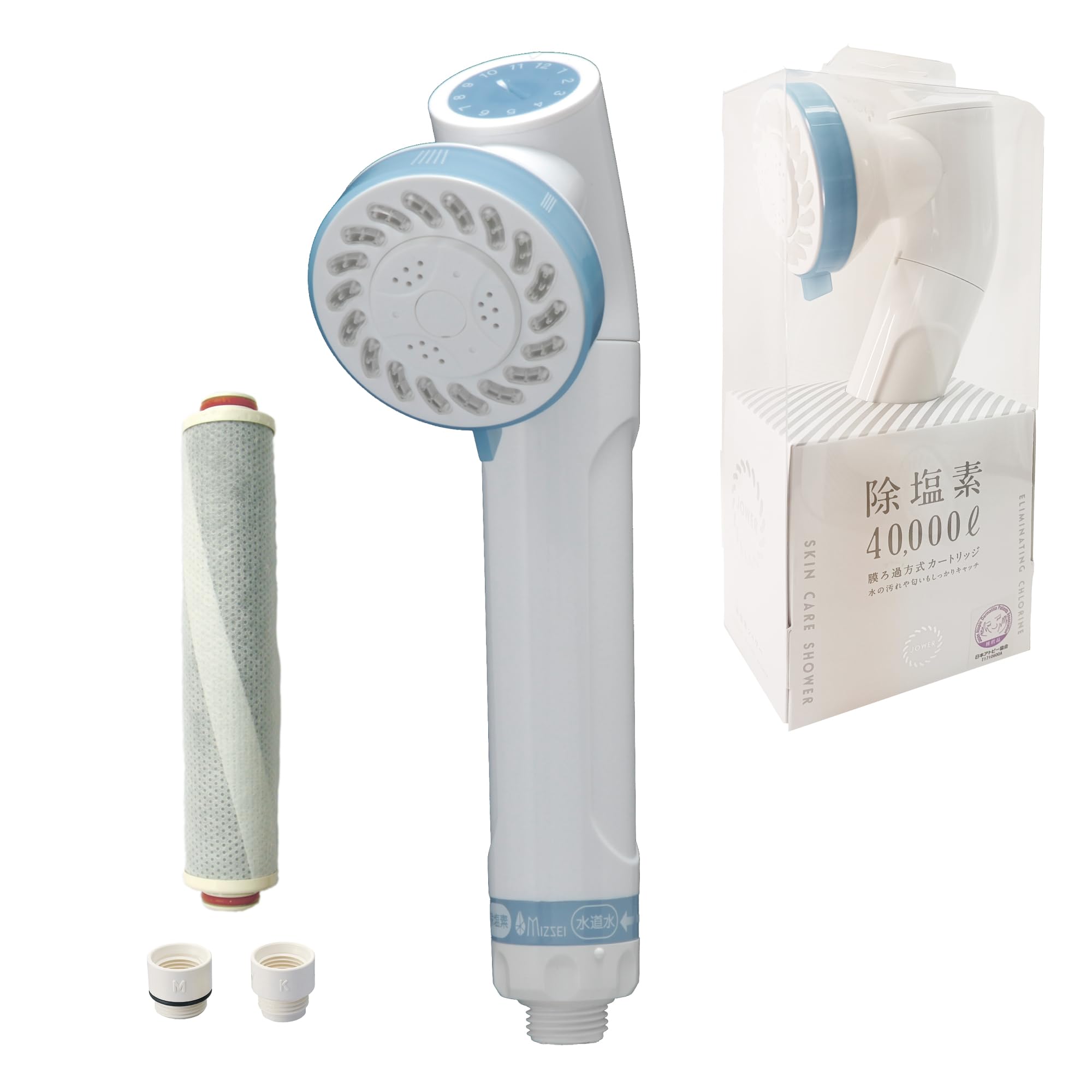 Amazon.co.jp: MIZSEI MIZSEI 浄水 シャワーヘッド アトピー協会推薦品
