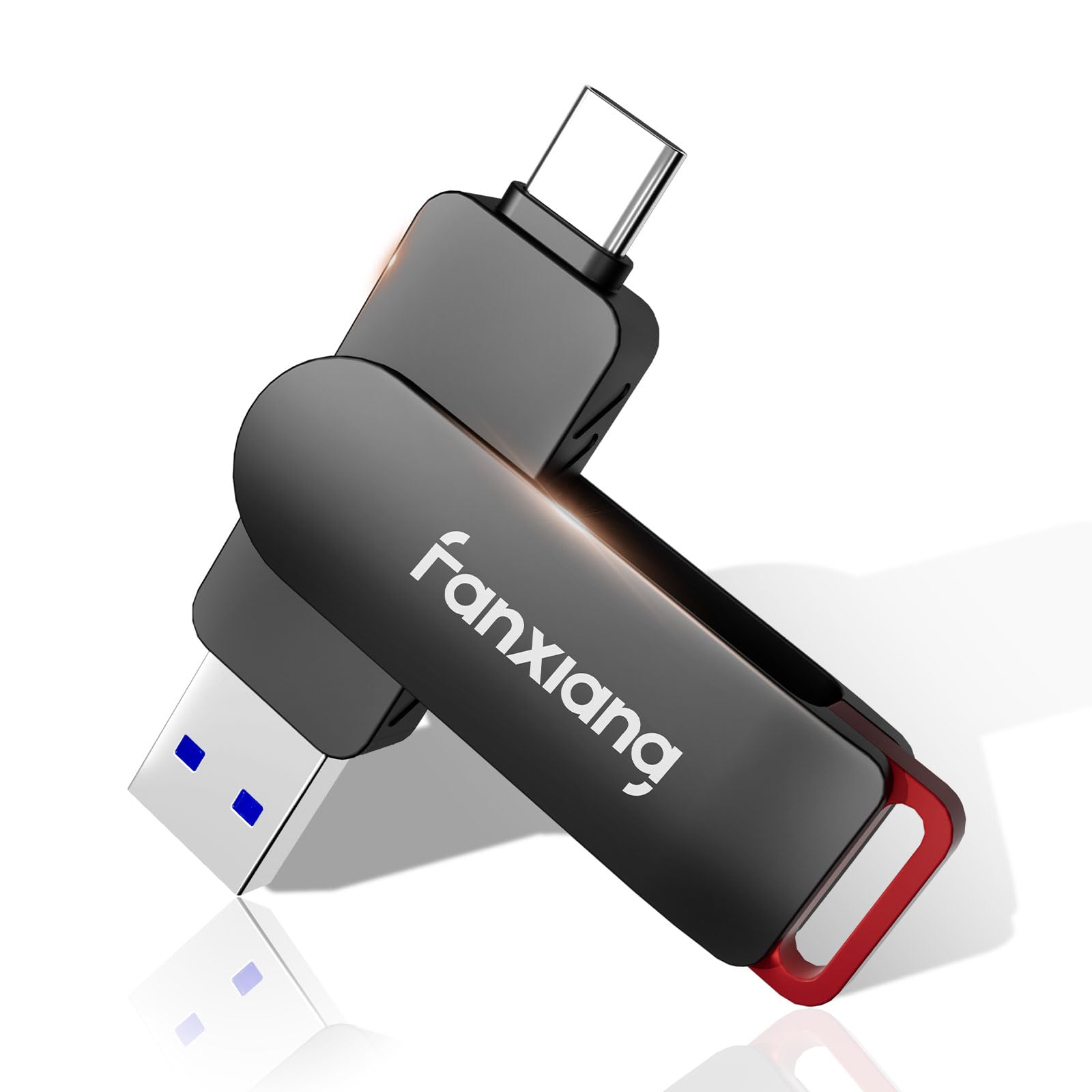 Amazon | fanxiang SSD 外付け 512GB 【 USB-C & USB-A 両対応】 USB3