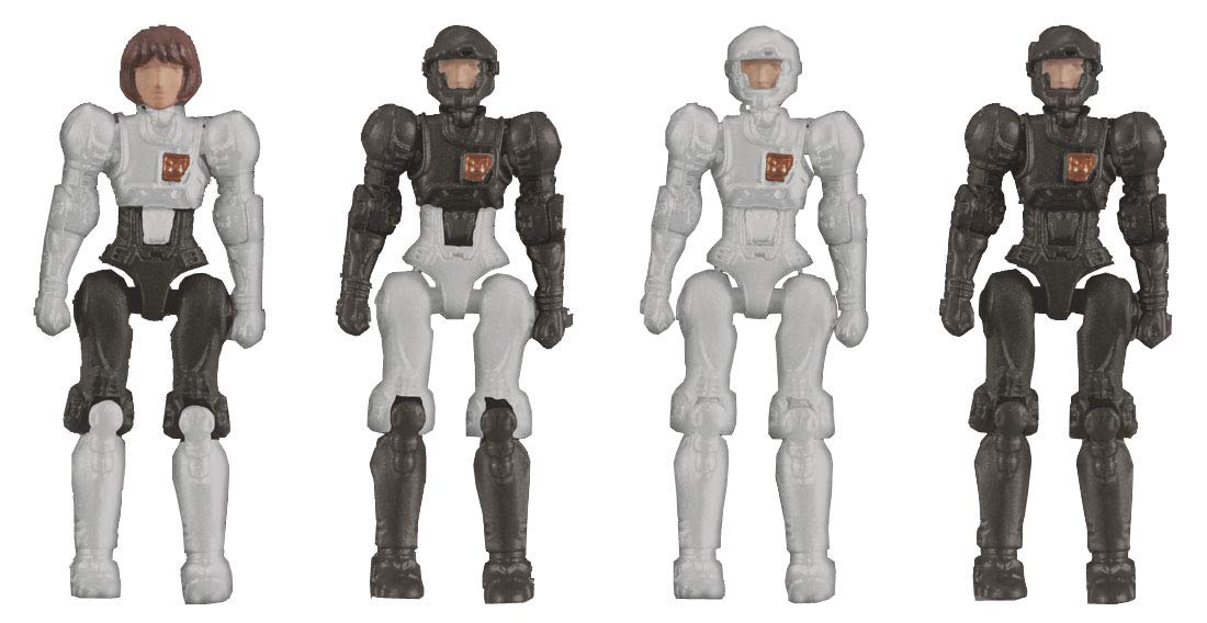 Amazon.co.jp: ダイアクロン DA-41 女性隊員セット : おもちゃ