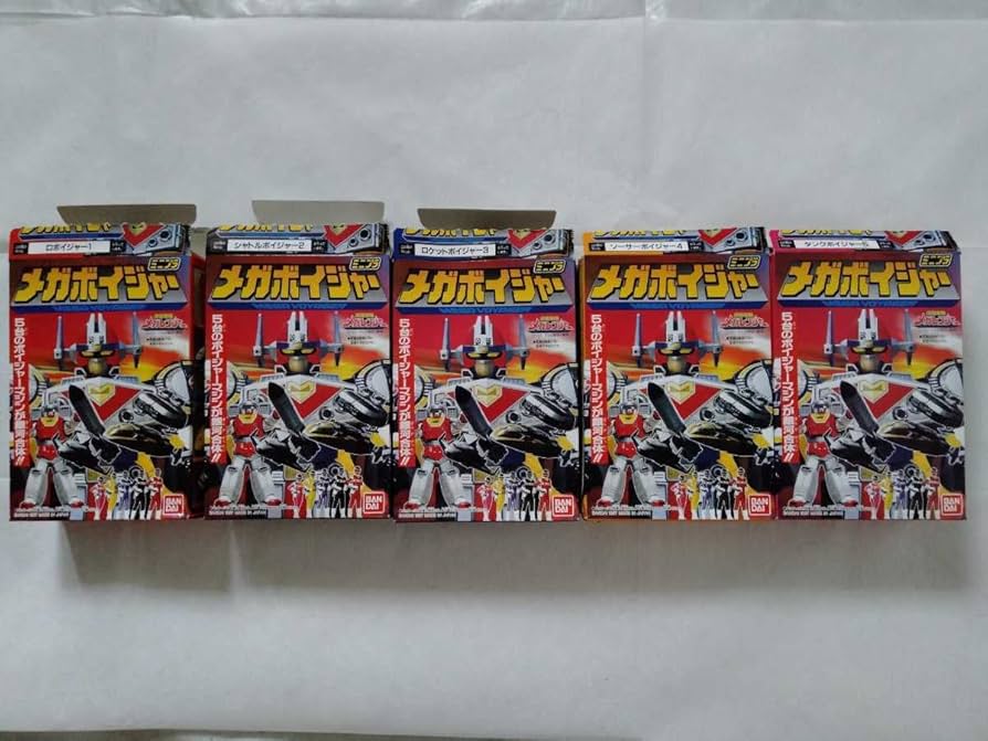 Amazon.co.jp: 電磁戦隊メガレンジャー 食玩 ミニプラ メガレンジャー