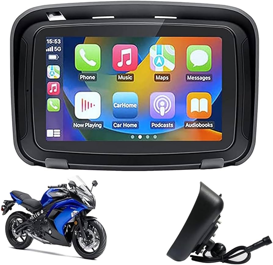 Amazon.co.jp: バイク用衛星ナビ 5インチディスプレイ ポータブル防水