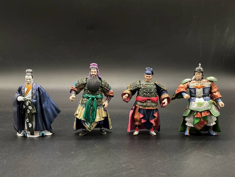 三国志フィギュア5体セット レア アンティーク工芸置物 人形 工芸品