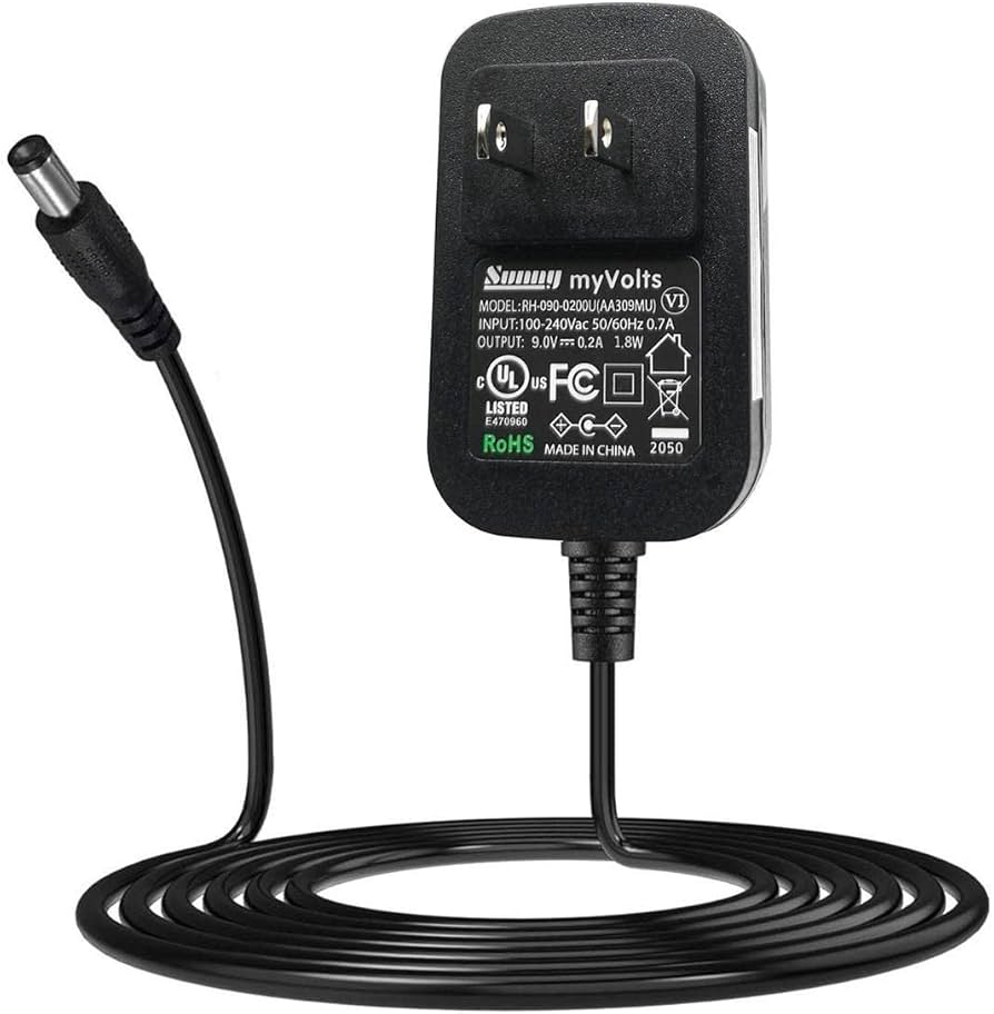 Amazon.com: MyVolts 9V Power Supply Adaptor Compatible with Boss