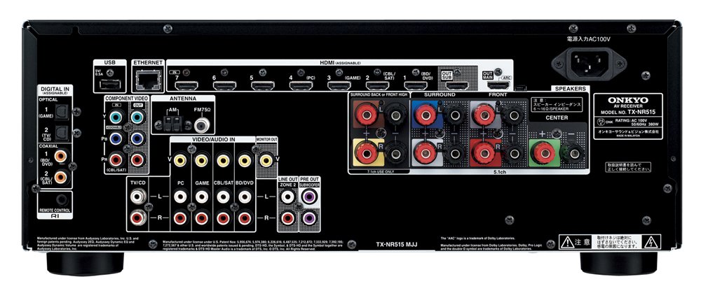 Amazon.co.jp: ONKYO 7.1ch対応AVレシーバー TX-NR515(B) : 家電＆カメラ