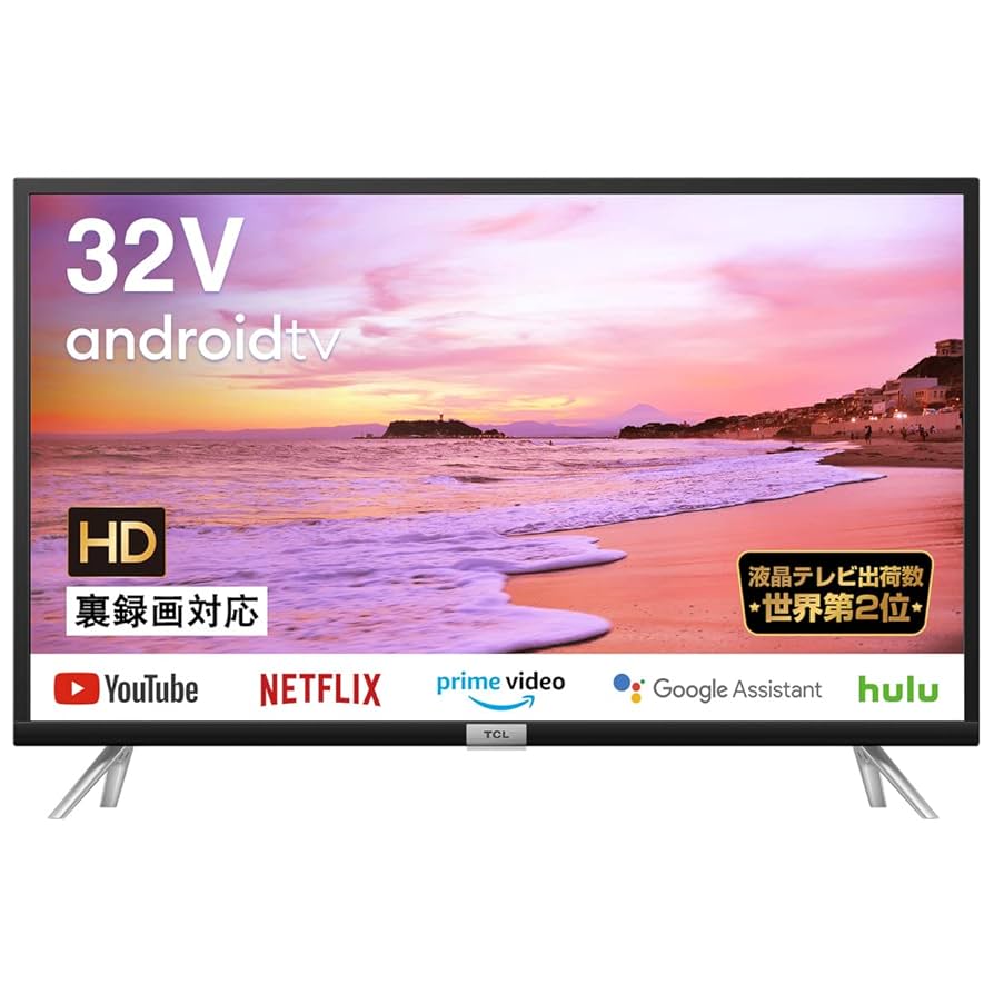 スマートテレビ 32インチ TCL 液晶テレビ 2022年製 TCL、Google TV搭載