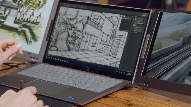 Amazon.co.jp: ROADOM 14インチ トリプルポータブルモニター 11.6