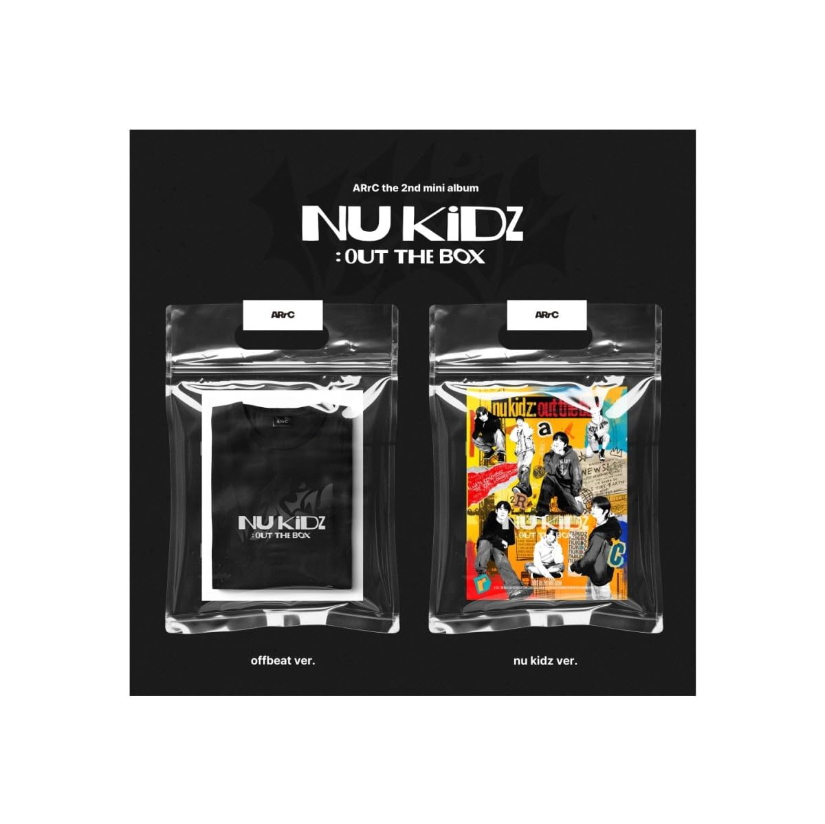 Amazon.com: ARrC nu kidz : out the box 2nd Mini Album (2 ver. SET