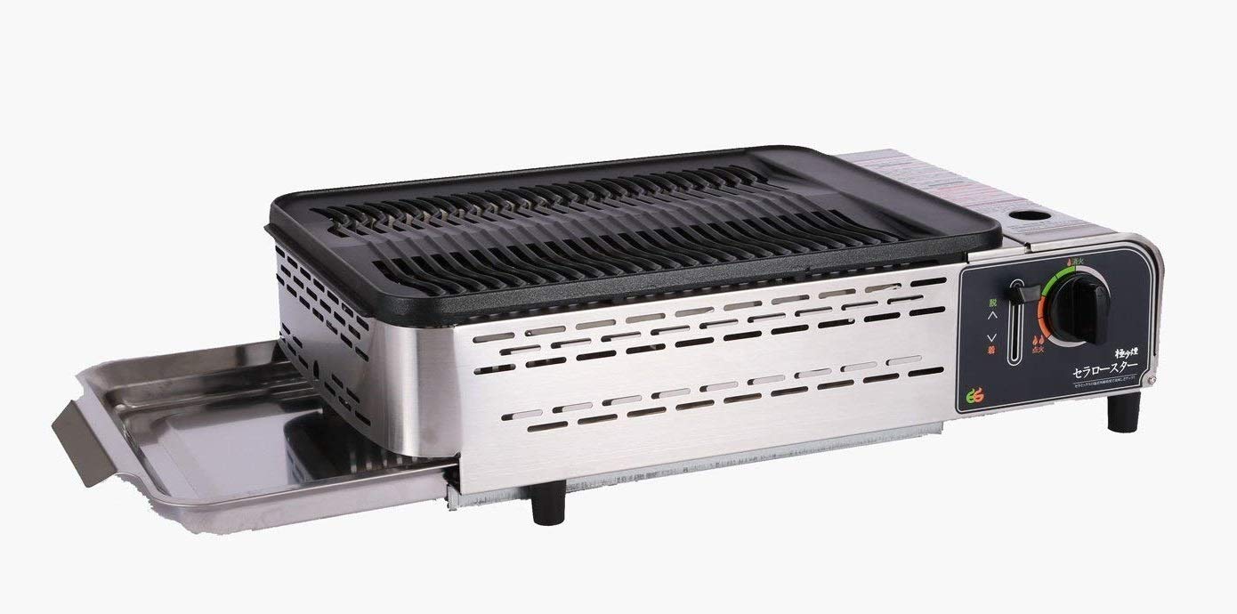 Amazon | 極少煙 セラロースター ECGH-200J シルバー | 東洋(Toyo