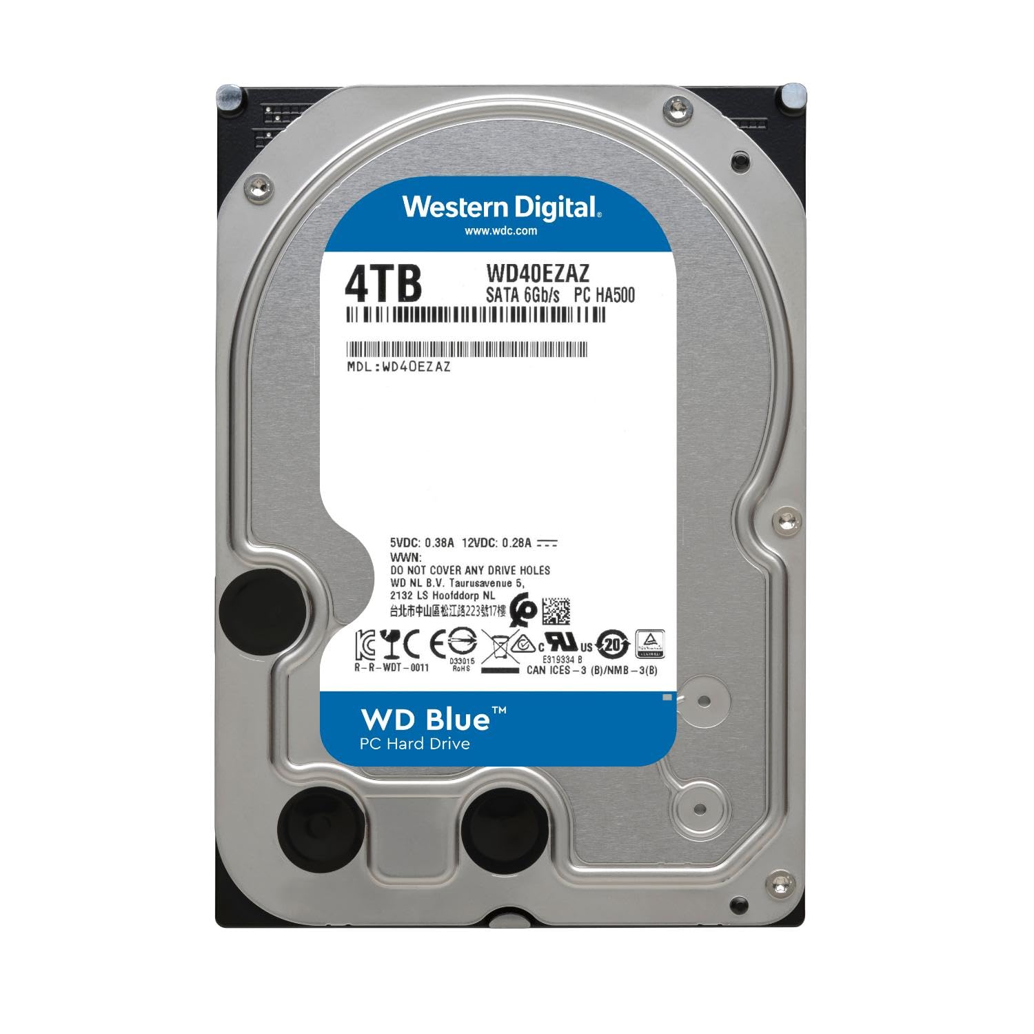 Amazon | ウエスタンデジタル WD40EZAZ [WD Blue（4TB 3.5インチ SATA