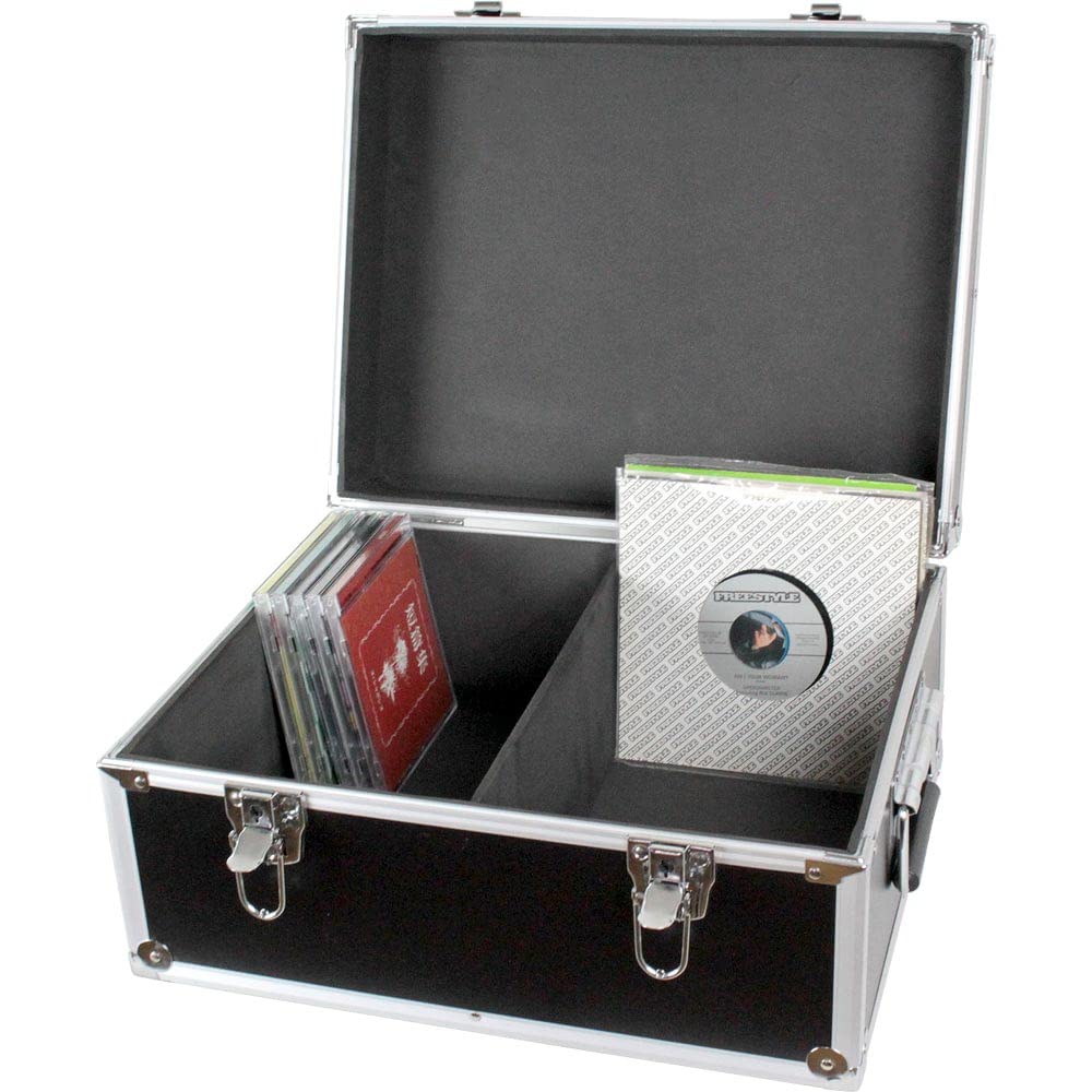 Amazon | Dicon Audio DEC-40BL 7インチレコードケース Black | 機材