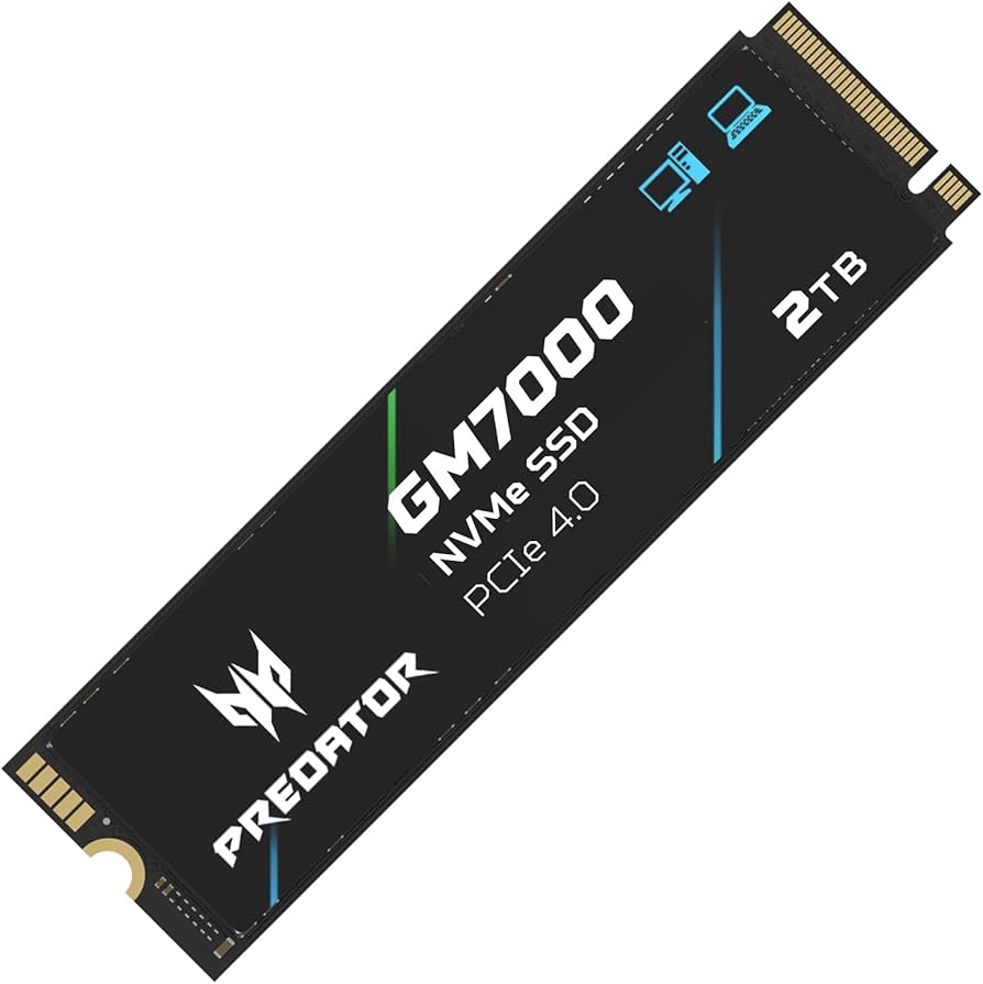 Amazon.com: Predator M.2 SSD 2TB GM7000 with DRAM cache NVMe 1.4