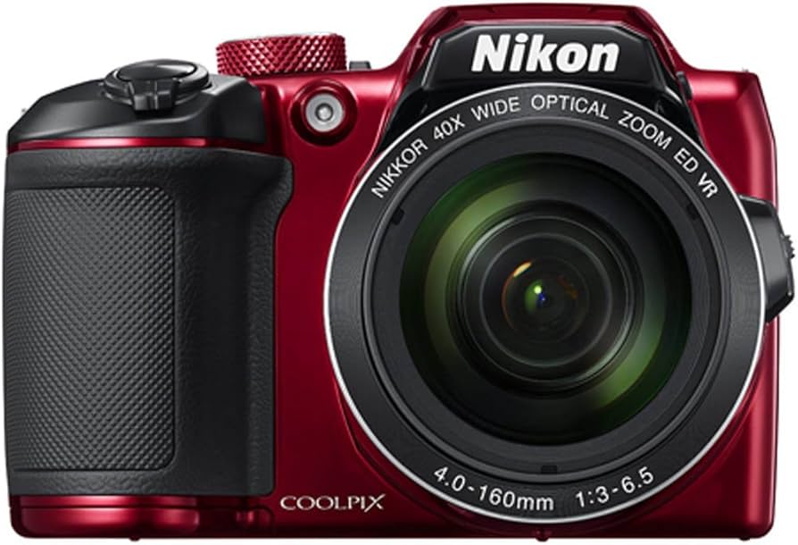 Amazon.com : Nikon COOLPIX B500 Digital Camera (Red) : Electronics