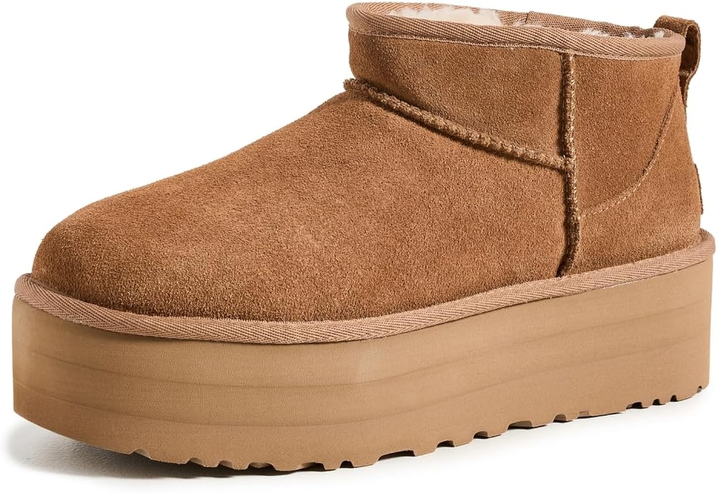 Buy UGG Womens Classic Ultra Mini Platform Fashion Boot, Chestnut