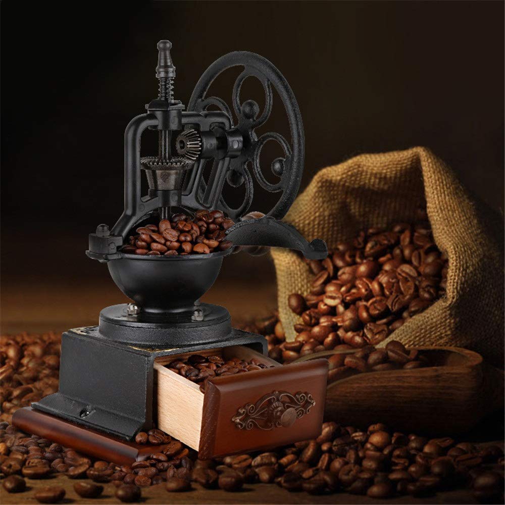 Amazon｜手挽きコーヒーミル 手動コーヒーグラインダーヴィンテージ