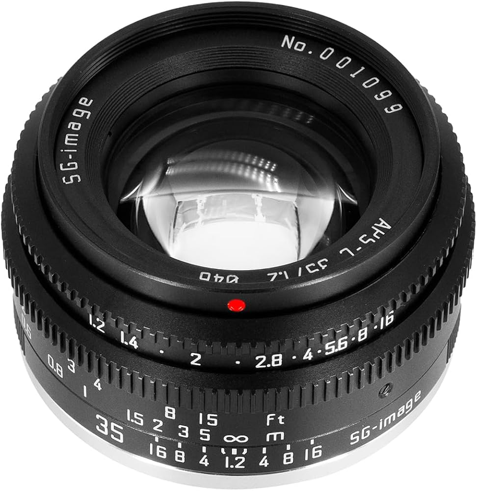 Amazon.co.jp: SG-image 35mm F1.2 APS-C対応 Eマウント 大口径 単焦点
