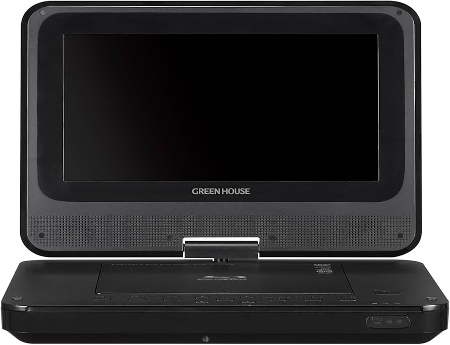 Amazon | グリーンハウス 9インチポータブルBlu-rayプレーヤー 車載