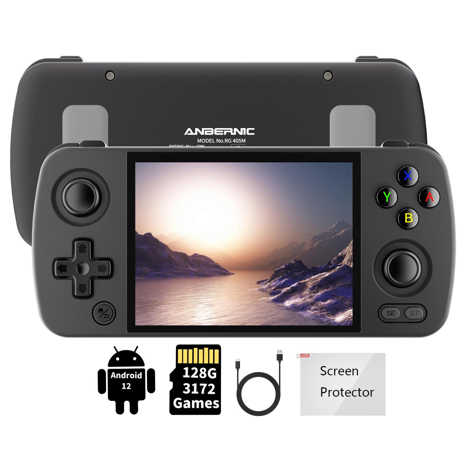 Amazon.com: RG405M Retro Game Handheld Game Console, Aluminum