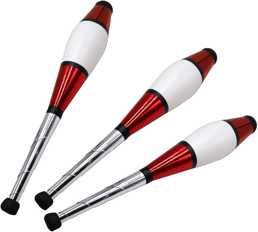 Amazon | 初心者およびプロ向けジャグリングクラブ プレミアム品質