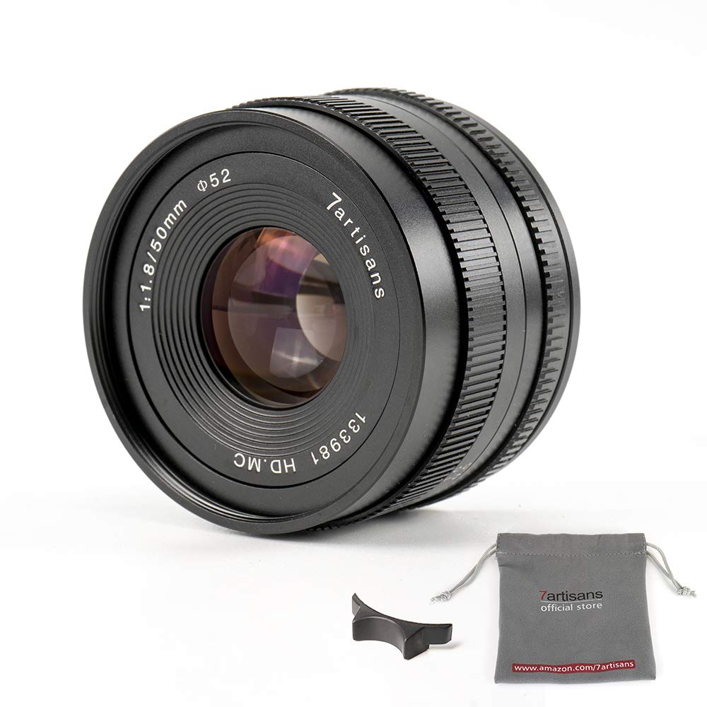 Amazon.com : 7artisans 50mm F1.8 APS-C Manual Fixed Lens for Fuji